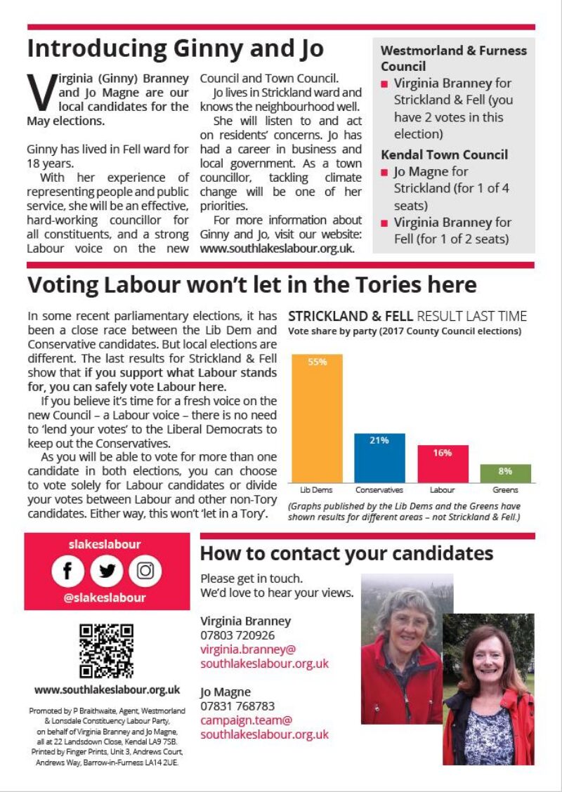 Strickland & Fell News #3 Spring 2022 page 2