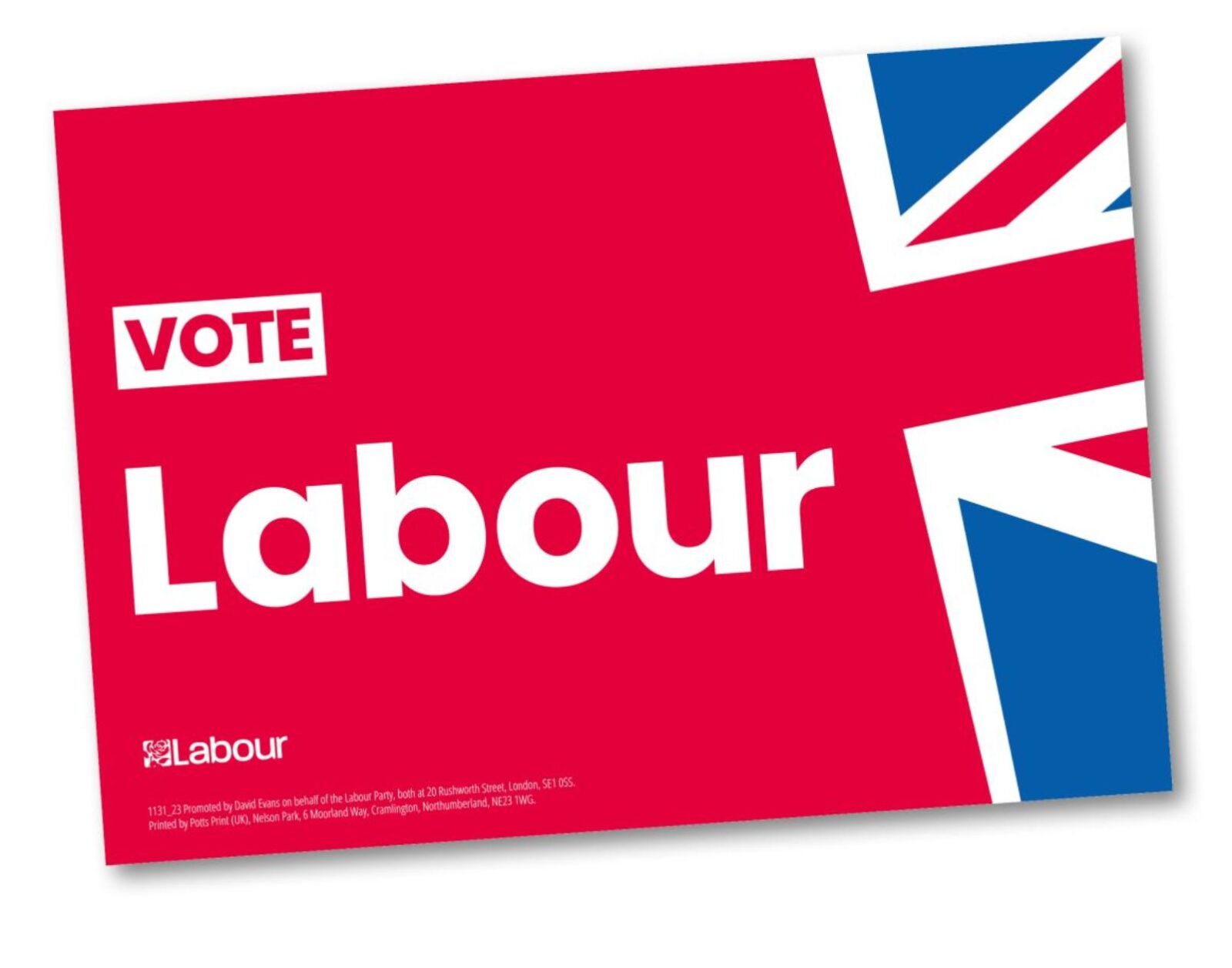 A Vote Labour poster